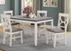 American Wholesale Furniture Anna 5-Piece Gray/White Dining Set-1