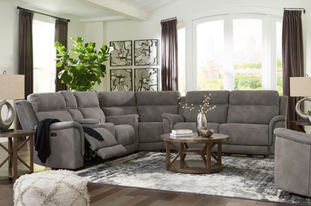 Signature Design by Ashley® Next-Gen 2-Piece Slate Power Reclining Living Room Set-3