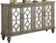 ACME Furniture Velika Weathered Gray Console Table with Four Doors-0