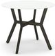 Amisco Customizable Norcross 36" White Glass Round Table with a 36" Diameter Tabletop-0