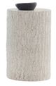 Modern History Somerset Bay Home Bark Distressed Antique White End Table-0