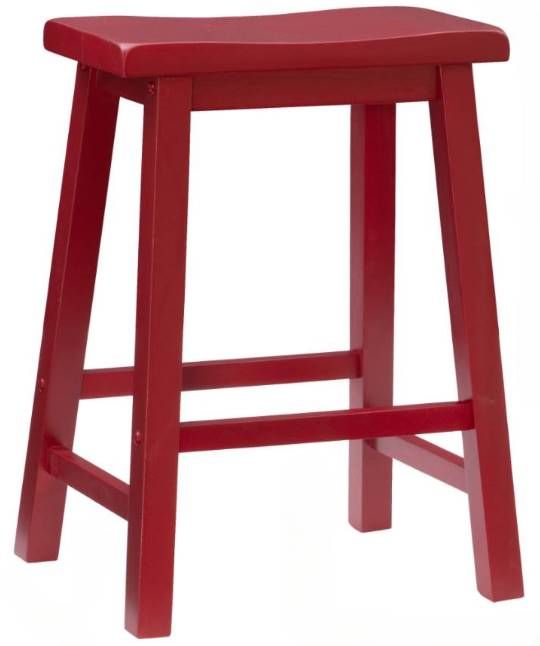 Powell® Color Story Crimson Red Counter Stool-0
