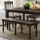 Jofran Inc. Madison County Barnwood Dining Bench-1