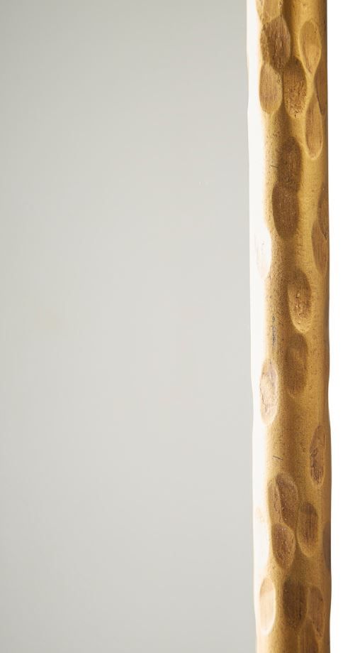 Furniture Classics Gold Hammered Edge Mirror-2