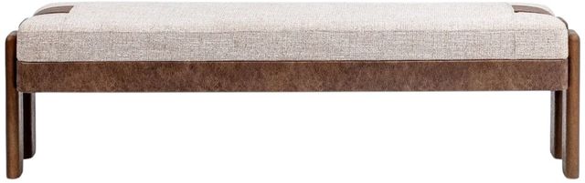 Classic Home Kava Cocoa Latte Accent Bench-2