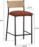 TOV Furniture Celine Maroon Counter Stool-2