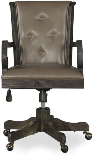 Magnussen Home® Bellamy Peppercorn Upholstered Swivel Chair