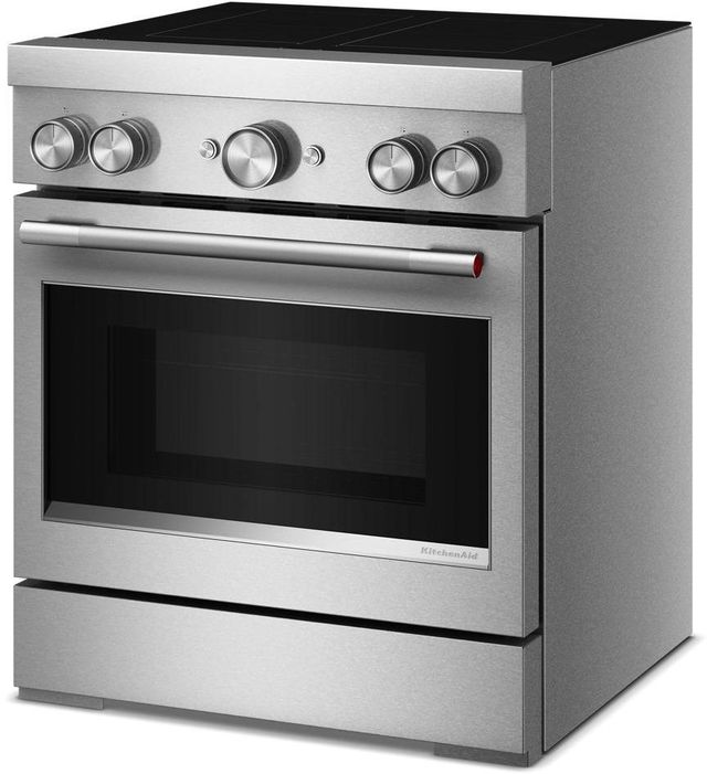 KitchenAid® 30" Stainless Steel Pro Style Induction Range with Air Fry-2