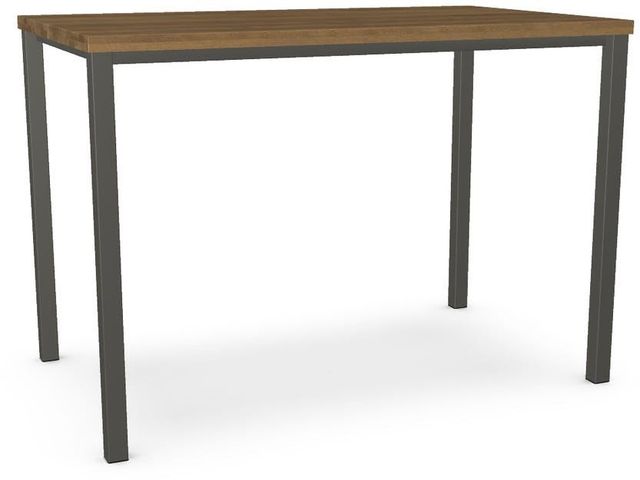 Amisco Customizable Ricard Solid Birch Bar Table with 1.63" Thick Tabletop-0