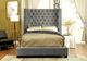 Furniture of America® Mirabelle Gray Queen Panel Bed-1