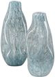 Currey & Company Tyne Gold/Pale Blue Large Vase-3
