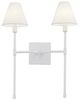 Forty West Tara White Sconce-1