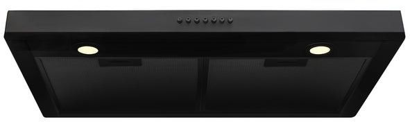 ZLINE 30" Black Stainless Steel Under Cabinet Range Hood -1