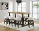 Emerald Home Sutton Place Caramel Bar Table with Cocoa Base-1