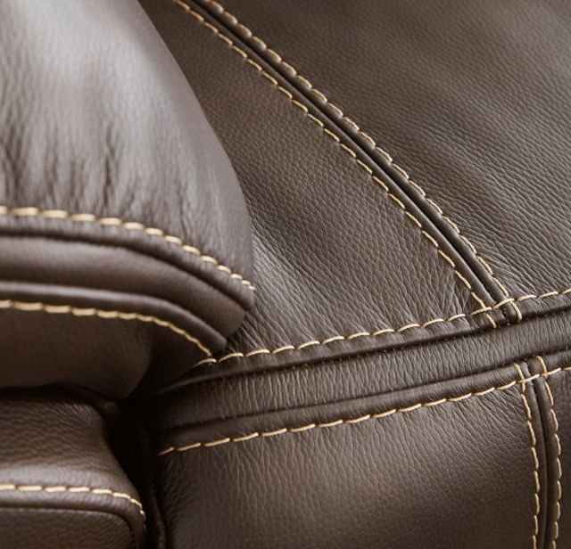 Signature Design by Ashley® Dunleith 5-Piece Chocolate Curved Power Reclining Sectional-4