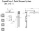 ZLINE Crystal Bay Chrome Thermostatic Shower System with Body Jets-4