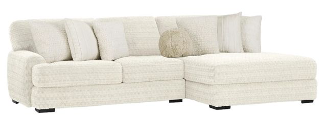 Albany Industries 2-Piece Doodle Ivory Sectional-0