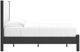 Signature Design by Ashley® Cadmori Black/White Youth Full Upholstered Panel Bed-3