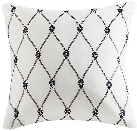 Olliix by Madison Park Essentials Navy Twin Titus Reversible Complete Bedding Set-2