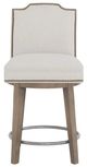 Fairfield® Customizable Entree Dining Empire Short Back Swivel Counter Stool-1