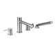 Moen® Align Chrome Two-Handle Diverter Roman Tub Faucet-0