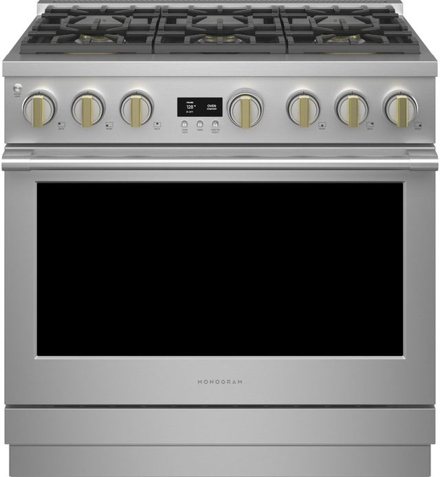 Monogram® 4 Piece Stainless Steel Gas Kitchen Package-2