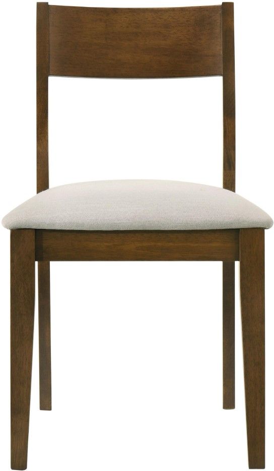 Coaster® Almonte Beige/Dark Brown Dining Side Chair-1