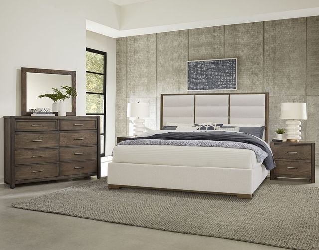 LM Co Home by Vaughan-Bassett Crafted Oak by Ben & Erin Napier Aged Gray 8-Drawer Dresser-1