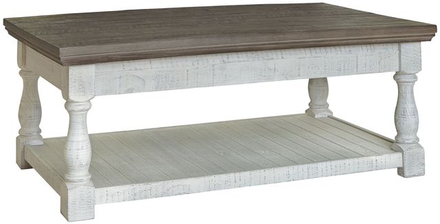 Signature Design by Ashley® Havalance 3-Piece Gray/White Living Room Table Set-1