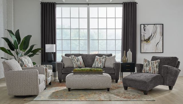 Fusion Furniture Wowza Magazine Domino Swivel Glider Chair-1
