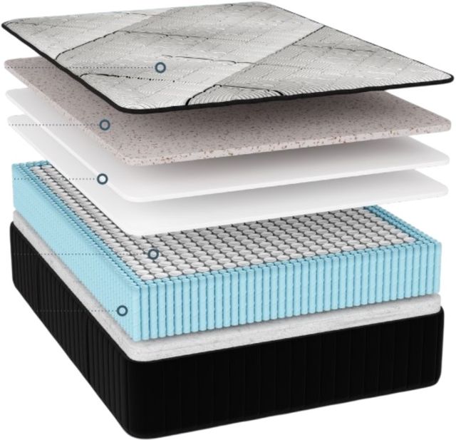 Englander® Supreme Amesbury 14.5" Wrapped Coil Firm Tight Top Twin Mattress-2