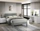 Crown Mark Lucia Light Gray Twin Platform Bed-1