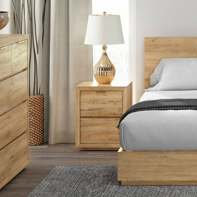Napa Furniture Design La Jolla Brown 2-Drawer Small Nightstand-2