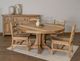 International Furniture Direct Marquez Two-Tone Round Dining Table-3