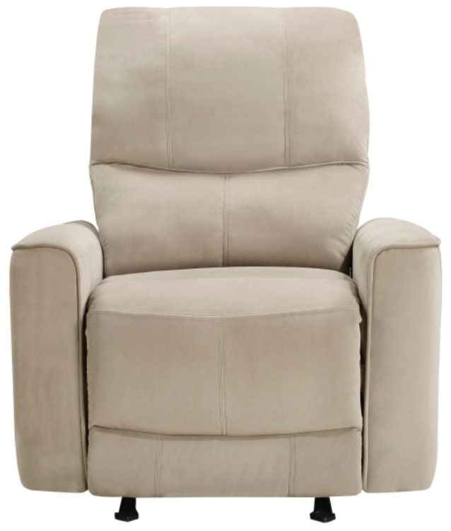 Homelegance® Artem Light Brown Power Rocker Recliner-2