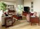 Whittier Wood® Furniture McKenzie Glazed Antique Cherry Accent Table-1