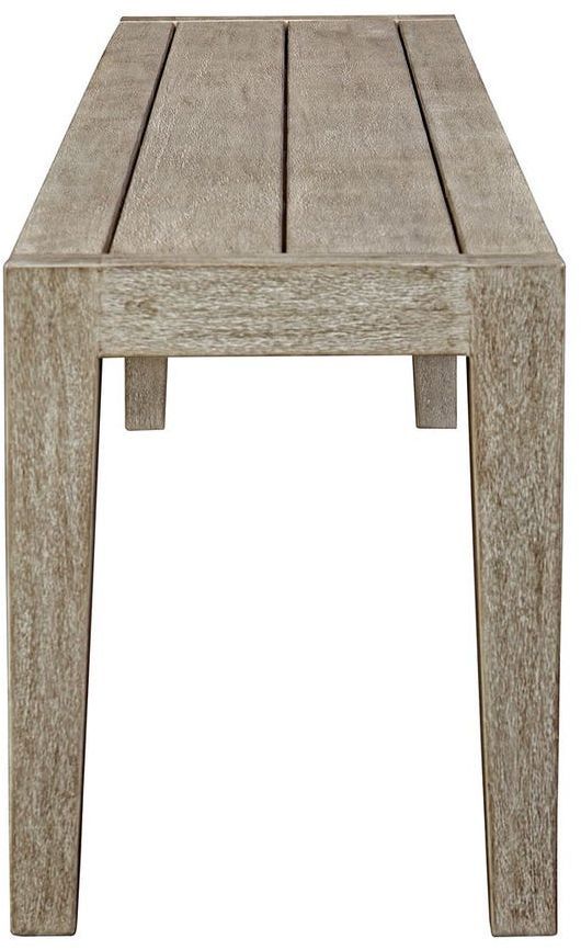 Uttermost® Kirkham Wheat Wooden Outdoor Bench-4