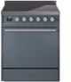 Ilve® Professional Plus II 30" Blue Grey Pro Style Induction Range-0