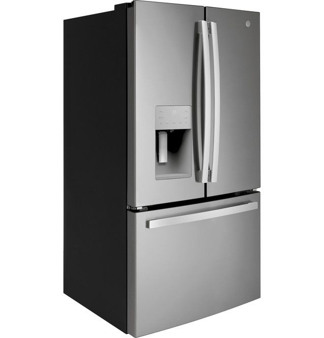 GE® 36" 25.6 Cu. Ft. Fingerprint Resistant Stainless Steel French Door Refrigerator-4