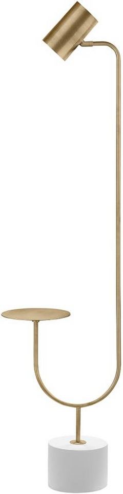 Coaster® Jodie Antique Brass/Grey Floor Lamp