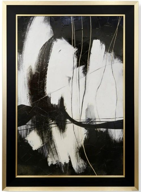 Stylecraft Behind Lines Black/White Wall Art-0