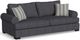 Charisma™ Florence Indigo Extra Large Two-Cushion Sofa-0