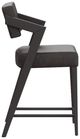 HH2 Home Snyder Blackwash/Charcoal Counter Stool-2