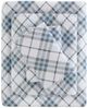 Olliix by True North by Sleep Philosophy Blue Plaid Twin Cozy Flannel 100% Cotton Flannel Printed Sheet Set-0