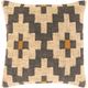 Surya Gada Charcoal 22"x 22" Toss Pillow with Down Insert-0