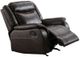 Mazin Furniture Paxton Brown Upholstered Rocker Recliner-1