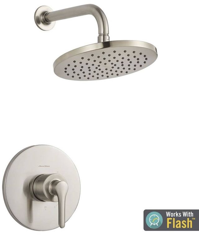 American Standard Studio® S Brushed Nickel Tub and Shower Trim Kit with Pressure Balance Cartridge-1