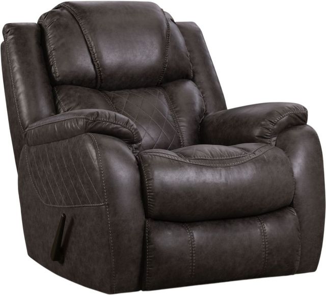 HomeStretch Daytona Gray Manual Rocker Recliner-0
