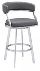 Armen Living Saturn Gray 26" Counter Stool-0