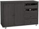 John Thomas Furniture® SoMa Coal Wine and Storage Cabinet-0